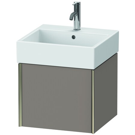Duravit Xviu Wall-Mounted Vanity Unit Basalt Matt XV42330B143